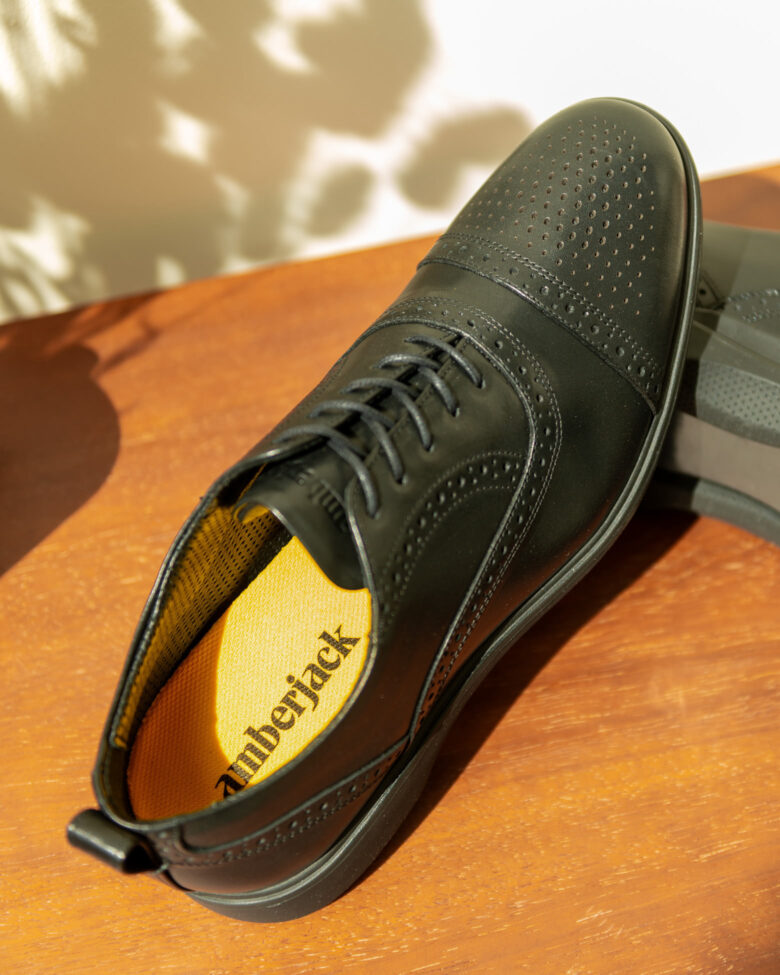 Amberjack cap-toe review insole - Luxe Digital