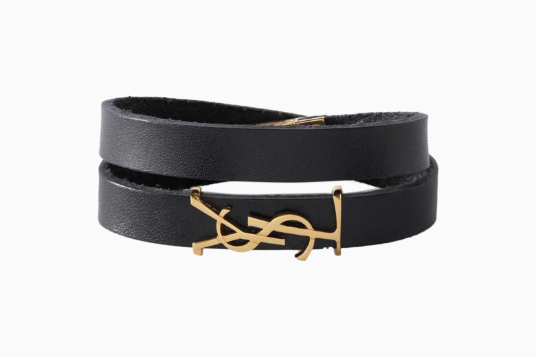 best bracelets women saint laurent opyum leather and gold tone bracelet review - Luxe Digital