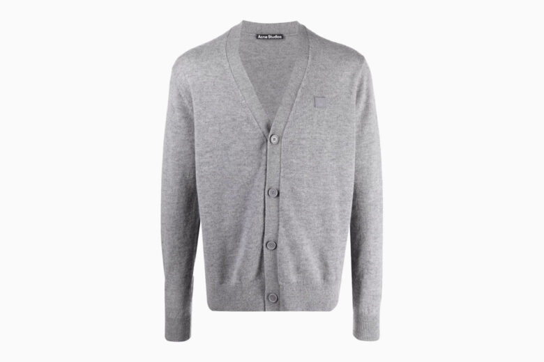 best cardigan sweaters men acne studios wool cardigan review - Luxe Digital