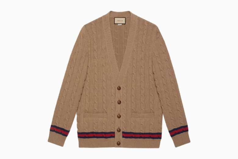 best cardigan sweaters men gucci cable knit review review - Luxe Digital