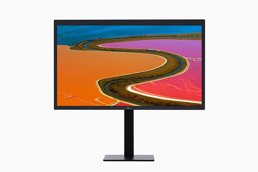 best home office setup monitor LG Ultrafine - Luxe Digital