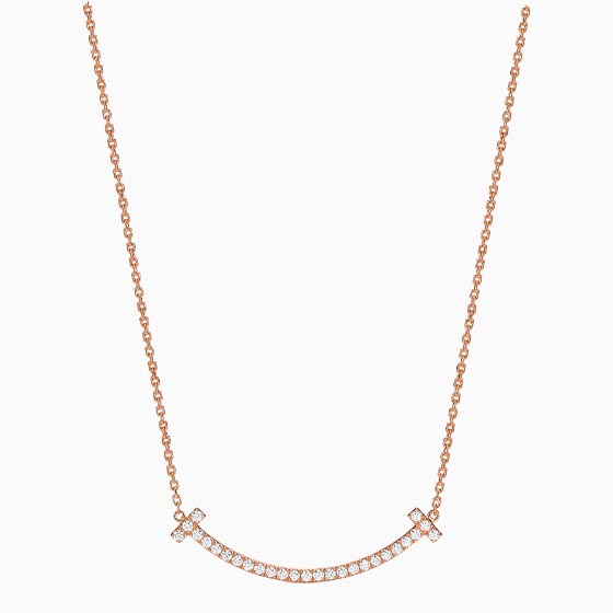 best jewelry brands tiffany t medium smile pendant - Luxe Digital