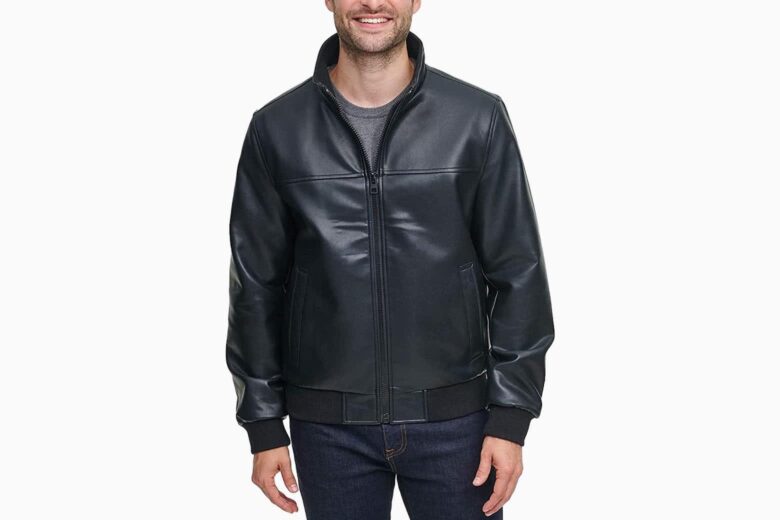 best leather jackets men tommy hilfiger - Luxe Digital