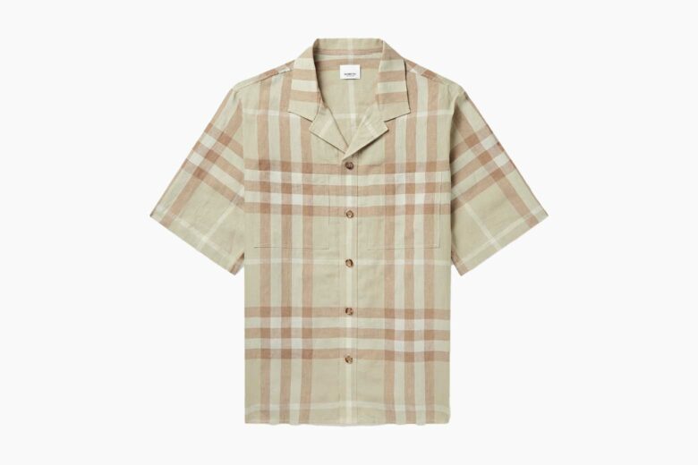 best linen shirts men burberry review - Luxe Digital