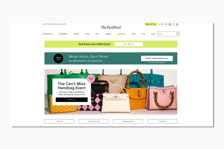 best luxury resale websites therealreal - Luxe Digital