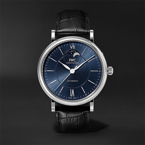 black tie men watch IWC - Luxe Digital