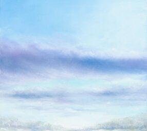 Opening Reception at Riverworks Gallery | Upcounty Artist Claire Howard Paints the "Poetry of the Sky"