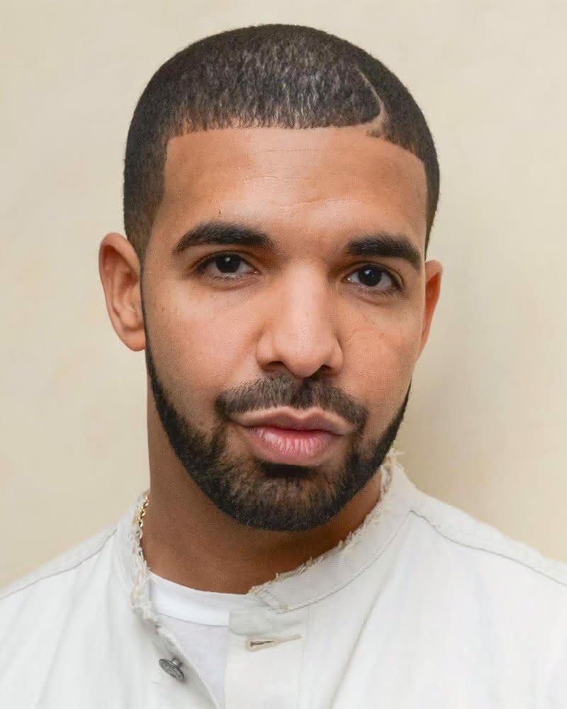 fade haircuts men buzz cut Drake - Luxe Digital