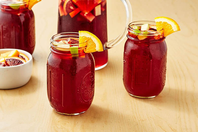 fireball cinnamon whisky cocktail recipe sangria - Luxe Digital