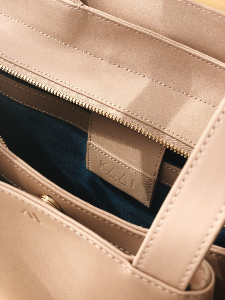 KAAI Pyramid bag review large interior - Luxe Digital