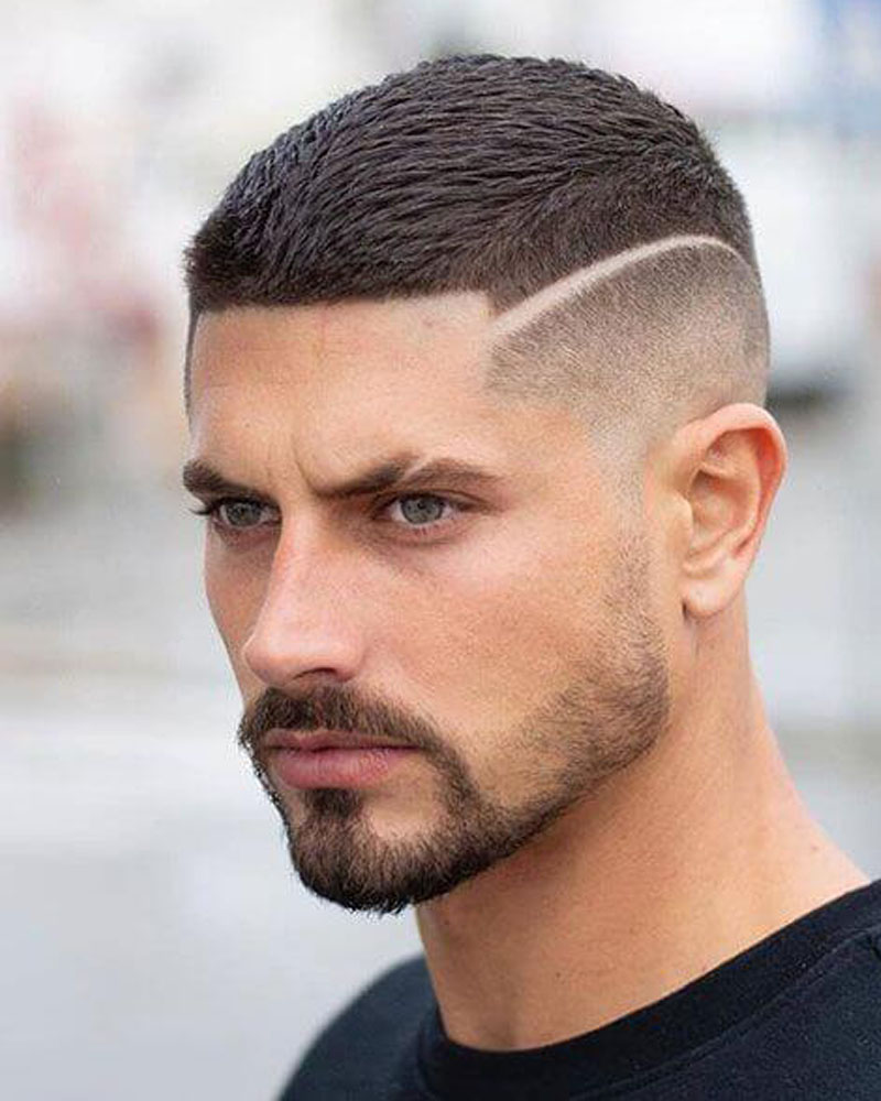 men fade haircuts low fade buzz cut with line up Luxe Digital