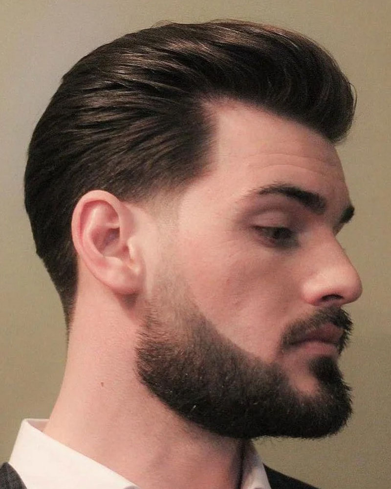 men fade haircuts sideburn fade Luxe Digital