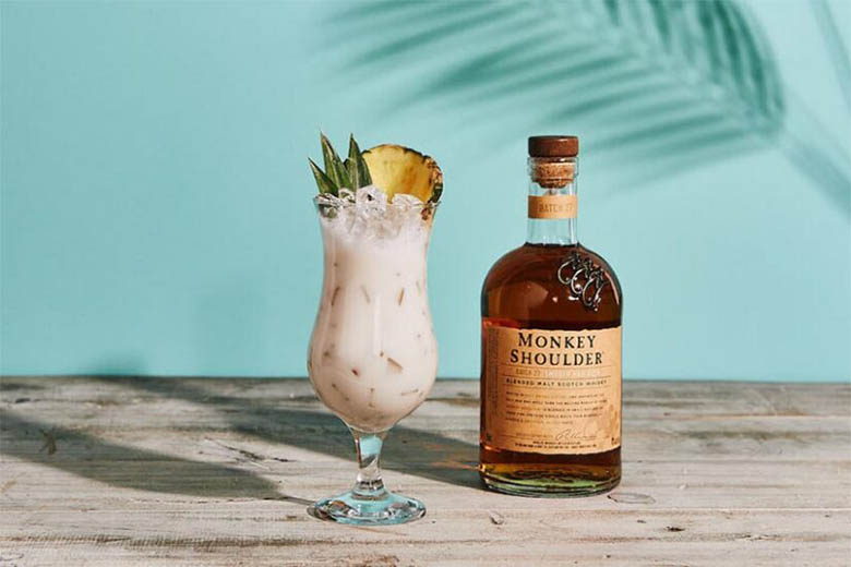 monkey shoulder monkey colada recipe - Luxe Digital