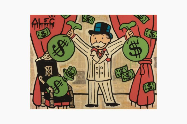 most expensive alec monopoly monops tony montana - Luxe Digital