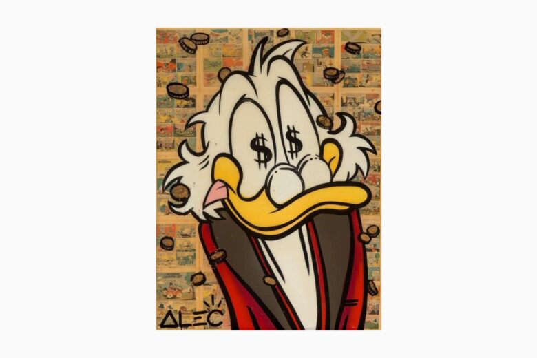 most expensive alec monopoly scrooge mcduck - Luxe Digital