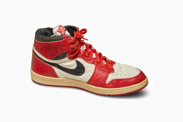 most expensive sneakers game worn air jordan 1 chicagos - Luxe Digital