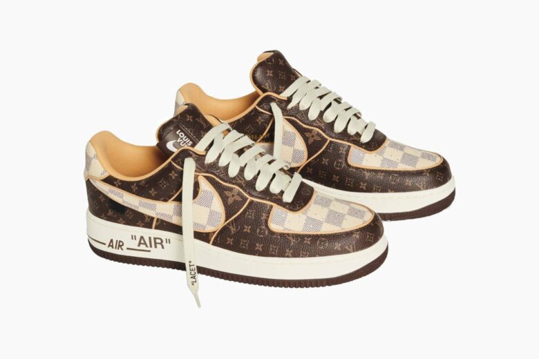 most expensive sneakers louis vuitton x nike air force one - Luxe Digital