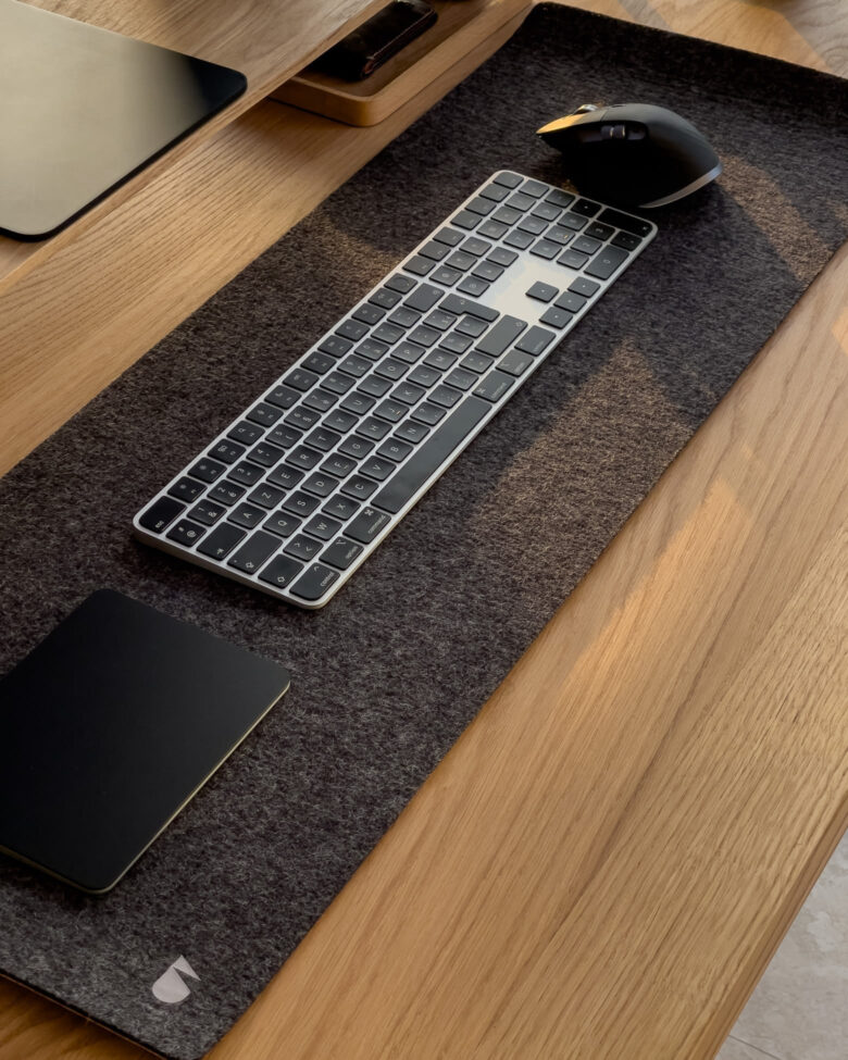 Oakywood brand review desk mat - Luxe Digital