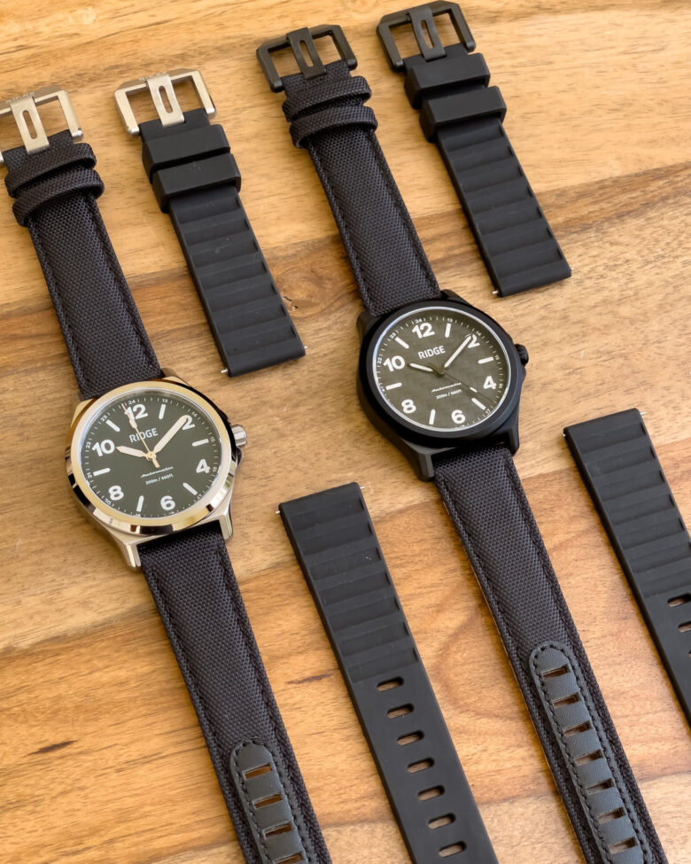 Ridge Titanium Field watch review black - Luxe Digital