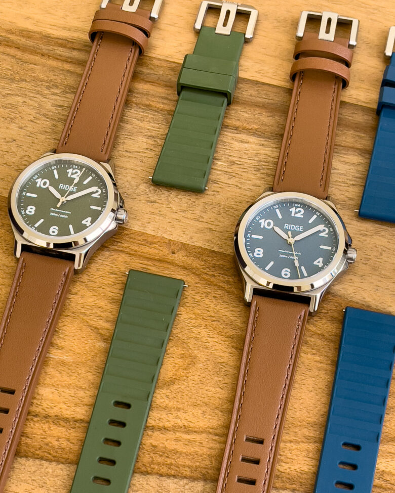 Ridge Titanium Field watch review colors - Luxe Digital