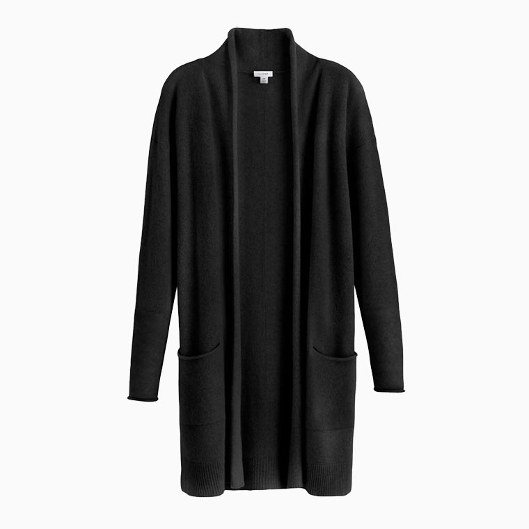 women business casual guide cuyana single origin cashmere long cardigan - Luxe Digital