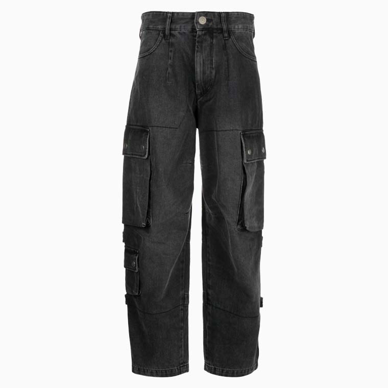 women casual dress code guide isabel marant elore denim cargo pants - Luxe Digital